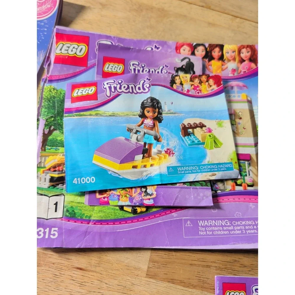 LEGO FRIENDS Instruction Manuals: Lot of‎ 16 Booklets, 41007 41055 3063 And More